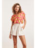 Smashed Lemon Bluse in Pink/ Gelb
