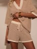 LA Angels Shorts in Beige