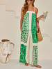 LA Angels Broek groen/beige