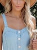 LA Angels Jeans-Kleid in Hellblau