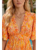 LA Angels Sukienka w kolorze pomarańczowym