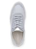 Gabor Leren sneakers lichtblauw/zilverkleurig