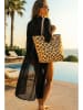 Lucky Bees Strandtas beige - (B)56 x (H)35 x (D)15 cm