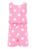 Disney Minnie Mouse Jumpsuit "minnie" in Rosa/ Weiß
