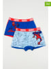 Spiderman 2er-Set: Boxershorts "Spiderman" in Blau/ Rot