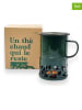 COOKUT 3-delige set: mok & kaarsenwarmer ''Sixtea'' groen - 330 ml