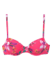 LASCANA Biustonosz bikini w kolorze różowym