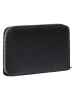 Liebeskind Berlin Leder-Geldbörse in Schwarz - (B)15 x (H)9 x (T)2 cm