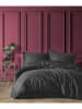 Mijolnir Satin-Bettwäsche-Set ''Stripe" in Anthrazit