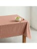 GAMUSI Tischdecke "Novy" in Rot/ Creme