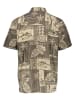 Quiksilver Hemd "Tuna Palm" - Regular fit - in Beige