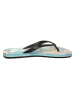 Quiksilver Teenslippers "Molokai" zwart/lichtblauw