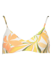 Roxy Biustonosz bikini "Beach Classics" w kolorze biało-pomarańczowo-żółtym