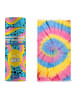 Samimi Strandtuch "Tie Dye" in Gelb/ Blau/ Pink - (L)180 x (B)100 cm