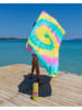 Samimi Ręcznik plażowy "Tie Dye" w kolorze żółto-turkusowym - 180 x 100 cm