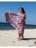 Towel to Go Strandtuch "Towel To Go - Neon Safari" in Lila - (L)180 x (B)100 cm