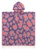 Samimi Poncho "Towel To Go - Neon Safari" in Lila - (L)180 x (B)100 cm