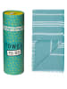 Samimi Strandtuch "Towel To Go - Ipanema" in Türkis - (L)180 x (B)100 cm