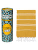 Samimi Strandtuch "Towel To Go - Ipanema" in Gelb - (L)180 x (B)100 cm