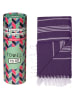 Samimi Strandtuch "Towel To Go - Ipanema" in Lila - (L)180 x (B)100 cm