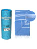 Samimi Strandtuch "Towel To Go - Ipanema" in Blau - (L)180 x (B)100 cm