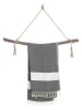 Samimi 3-delige set: hamamdoeken grijs/groen/geel - (L)180 x (B)100 cm
