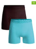 Muchachomalo 2-delige set: boxershorts lichtblauw/zwart