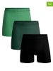 Muchachomalo 3-delige set: boxershorts zwart/groen