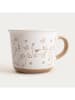 Homla Tasse ''Nandi'' in Weiß/ Beige - 300 ml