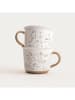 Homla Tasse ''Nandi'' in Weiß/ Beige - 300 ml
