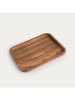 Homla 2er-Set: Tabletts ''Mooka'' in Braun