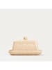 Homla Butterdose ''Isernia'' in Beige - (B)14,5 x (H)8 cm