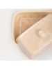 Homla Butterdose ''Isernia'' in Beige - (B)14,5 x (H)8 cm