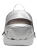 Clarks Rugzak "Handlist Lulu" zilverkleurig - (B)24,5 x (H)30 x (D)12 cm