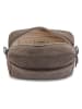 Clarks Leder-Umhängetasche 'Kierra" in Grau - (B)23 x (H)17 x (T)8 cm