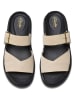 Clarks Leren slippers "Aristella" crème