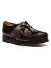 Clarks Skórzane trzewiki "Wallabee" w kolorze fioletowym