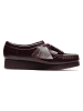 Clarks Skórzane trzewiki "Wallabee" w kolorze fioletowym