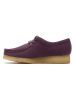 Clarks Leder-Schnürschuhe "Wallabee" in Lila