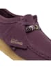 Clarks Leren veterschoenen "Wallabee" paars