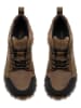 Clarks Skórzane buty trekkingowe "ATL Trek GTX" w kolorze oliwkowo-brązowym