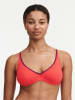 Chantelle Bikini-Oberteil in Rot/ Lila