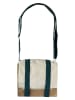 Pebbly Lunchtasche in Creme/ Beige/ Türkis - (B)26 x (H)22 x (T)12 cm