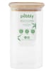 Pebbly Vorratsglas in Transparent/ Hellbraun - 1,4 l