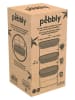 Pebbly 3er-Set: Vorratsgläser in Transparent/ Hellbraun - 500 ml