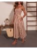 Milan Kiss Kleid in Nougat/ Creme