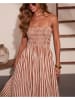 Milan Kiss Kleid in Nougat/ Creme
