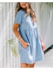 Milan Kiss Jeanskleid in Hellblau