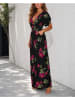 Milan Kiss Jumpsuit in Schwarz/ Pink