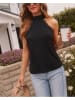 Milan Kiss Blusentop in Schwarz